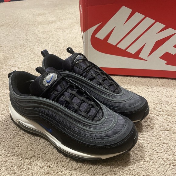 Nike Other - Nike Air Max 97 Black Racer Blue Men's DM9105-001 Running Shoes Size 11